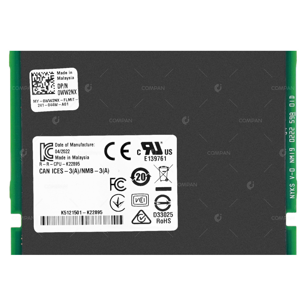 WW2NX  DELL I350-T4 PCIE QUAD PORT ETHERNET CARD